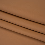 Stretch Recycled Polyester and Viscose Double Cloth - Tan - Deadstock