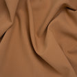 Stretch Recycled Polyester and Viscose Double Cloth - Tan - Deadstock