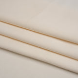 Luminous Recycled Polyester and Viscose Twill - Ivory - Deadstock