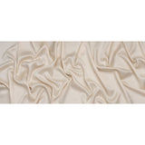Luminous Recycled Polyester and Viscose Twill - Ivory - Deadstock