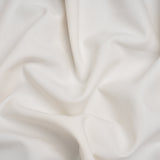 Stretch Recycled Polyester and Viscose Double Cloth - Off White - Deadstock