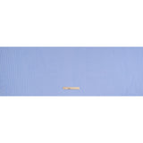 Cotton Poplin Shirting - Country Blue and White Stripes - Designer Deadstock