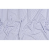 Cotton Poplin Shirting - Dark Blue and White Pinstripes - Deadstock