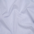 Cotton Poplin Shirting - Dark Blue and White Pinstripes - Deadstock