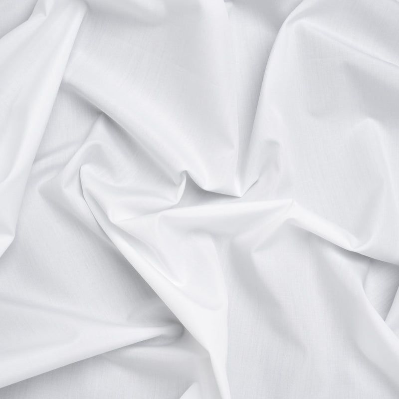 Cotton Shirting - White - Deadstock