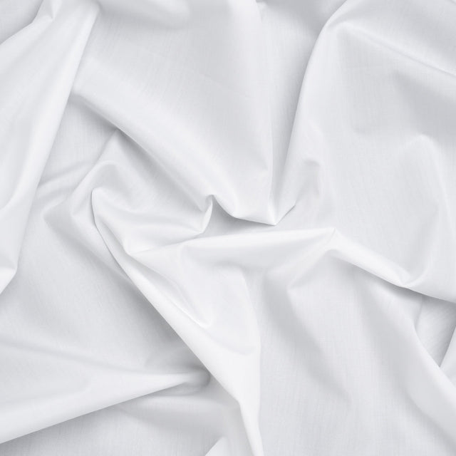 Cotton Shirting - White - Deadstock