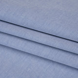 Cotton Oxford Shirting - Denim Blue - Deadstock
