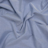 Cotton Oxford Shirting - Denim Blue - Deadstock