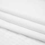 Pintucked Cotton Tuxedo Shirting - White Pintuck Stripe Border - Deadstock