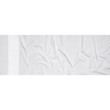Pintucked Cotton Tuxedo Shirting - White Pintuck Stripe Border - Deadstock