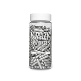 Krazy Sprinkles Metallic Silver Rods Sprinkles by Bakell