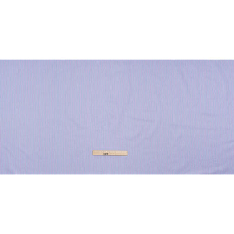 Cotton Twill Shirting - Dark Blue, Purple and White Stripes - Deadstock