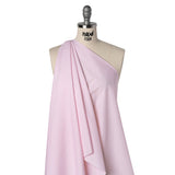Cotton Shirting - Blush Pink and White Stripes - Deadstock