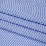 Cotton Shirting - Country Blue and White Stripe Duos - Deadstock