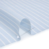 Cotton Twill Shirting - Baby Blue and White Stripe Bundles - Deadstock