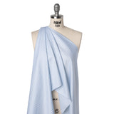 Cotton Twill Shirting - Baby Blue and White Stripe Bundles - Deadstock