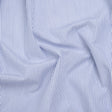 Cotton Shirting - Cobalt Blue and White Stripes - Deadstock