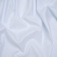 Cotton Twill Shirting - Light Blue and White Stripes - Deadstock