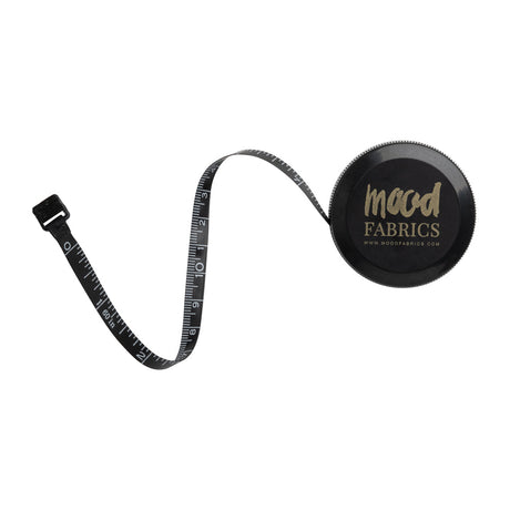Mood Fabrics Retractable Tape Measure - 60" - Black