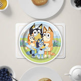 8 Count Bluey Paper Dinner Plates Kids Birthday Party Supplies Heeler Family Theme 9"