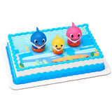 Baby Shark Family Fun Cake Kit Mom Dag and Baby