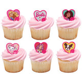 Barbie Be The Future Cupcake Cake Decorating Rings 12 set