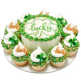 Lucky Clover St. Patrick's Day Edible Cake or Cookie Image PhotoCake®