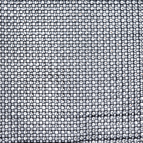 O'Creme Black & Silver Rhinestone Wrap, 4-1/2" x 10 Yards