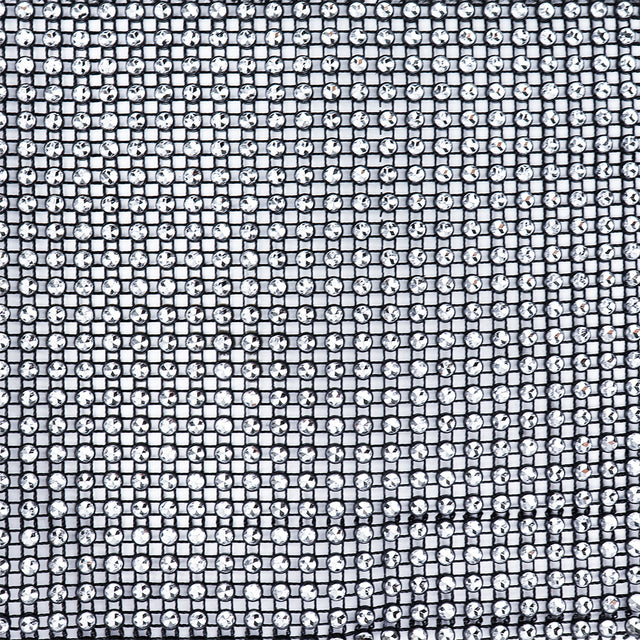 O'Creme Black & Silver Rhinestone Wrap, 4-1/2" x 10 Yards