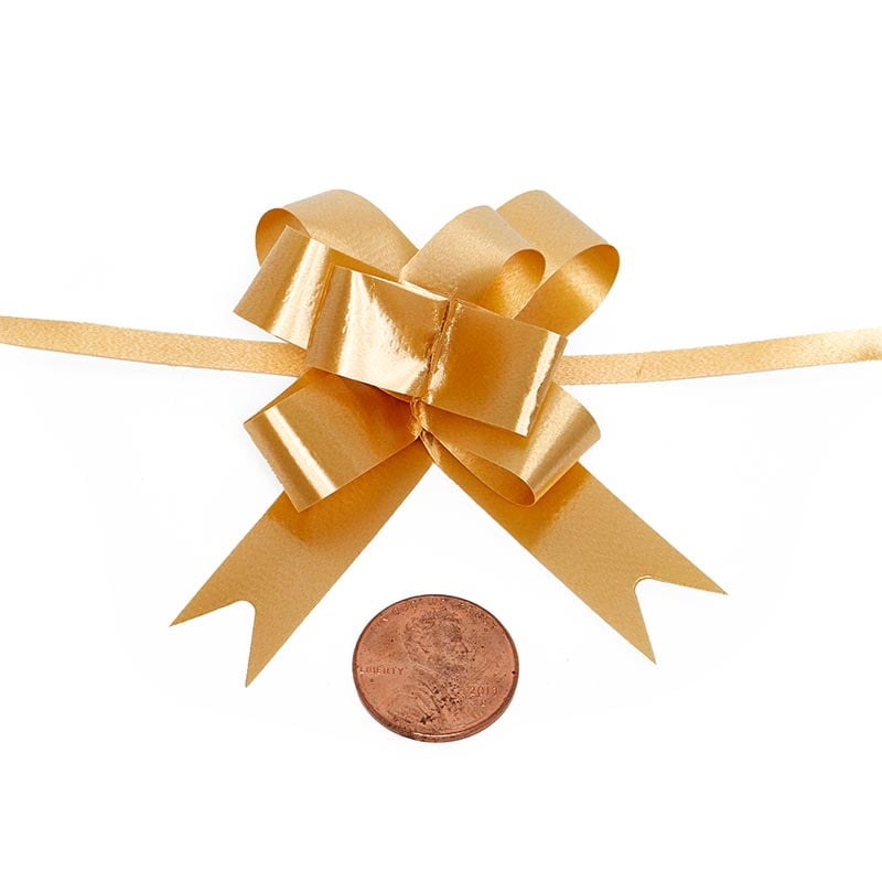 Splendorette Butterfly Bows 2 '' Gold Color 100 each / case