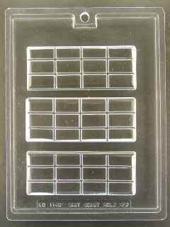 Thicker Candy Bar Chocolate Mold - ECAO1140