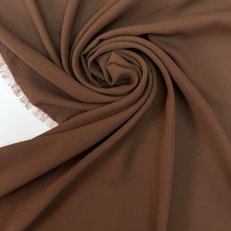 Polyester Crepe Brown Shade