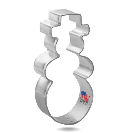 Snowman With Hat Cookie Cutter 3.5 in B544
