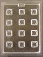 4-Leaf Clover Squares Chocolate Mold - ECAO629