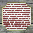 Confection Couture Brick Wall Background Cookie Stencil