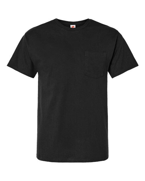 Hanes® Essential T Pocket Crew Neck Short Sleeve T-Shirt