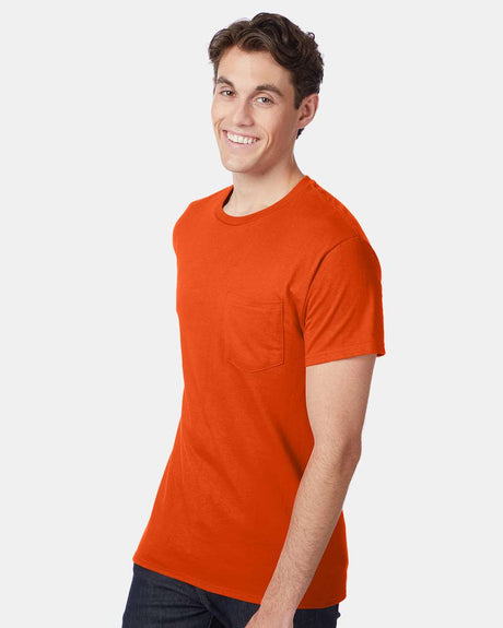 Hanes® অথেনটিক পকেট টি-শার্ট