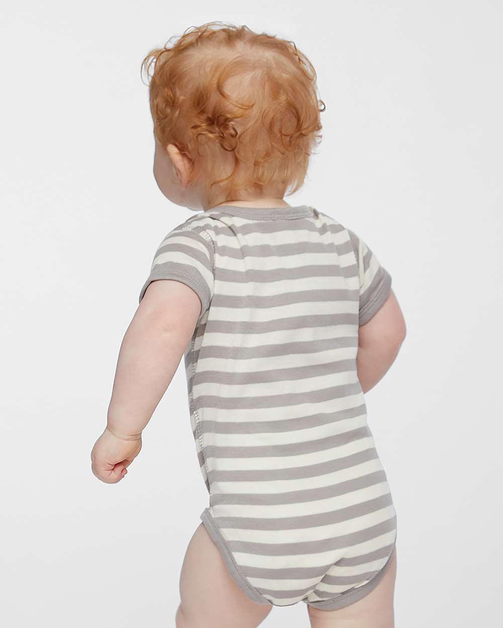 RADYAN® Infant Baby Rib Short Sleeve Bodysuit