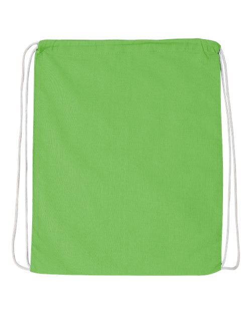 Q-Tees Economical Sport Pack Drawcord Cinch Rope Bag