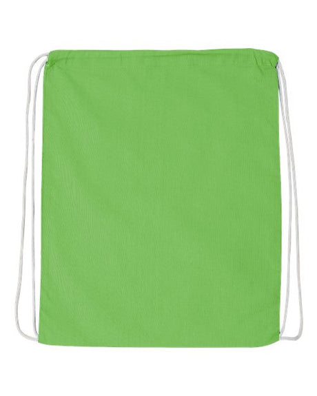 Q-Tees Economical Sport Pack Drawcord Cinch Rope Bag