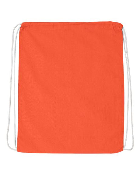 Q-Tees Economical Sport Pack Drawcord Cinch Rope Bag