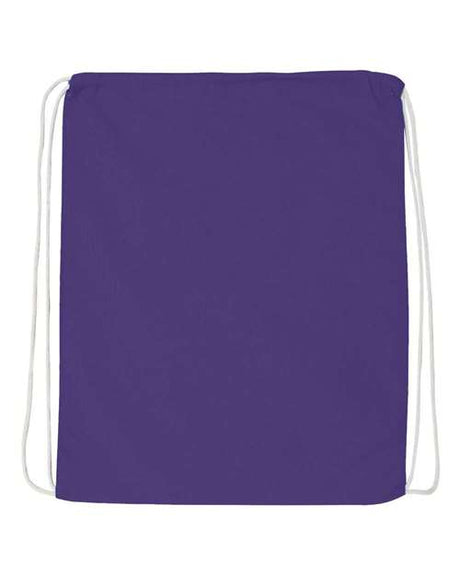 Q-Tees Economical Sport Pack Drawcord Cinch Rope Bag