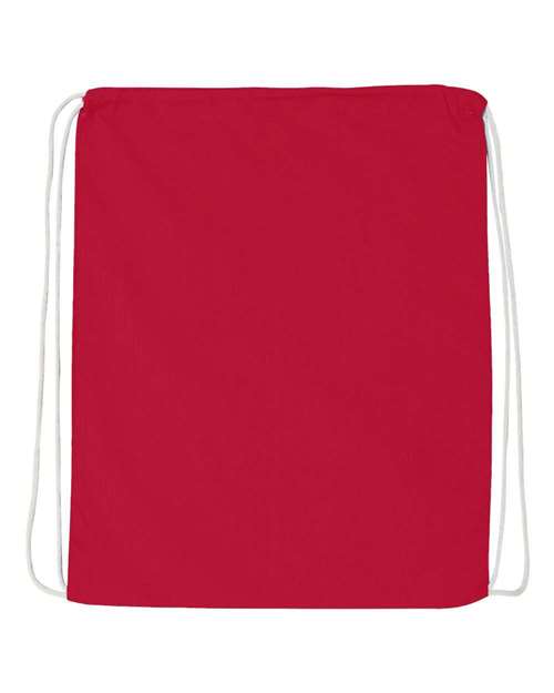 Q-Tees Economical Sport Pack Drawcord Cinch Rope Bag