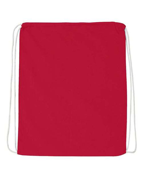 Q-Tees Economical Sport Pack Drawcord Cinch Rope Bag