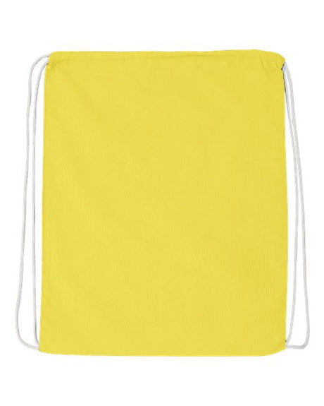 Q-Tees Economical Sport Pack Drawcord Cinch Rope Bag