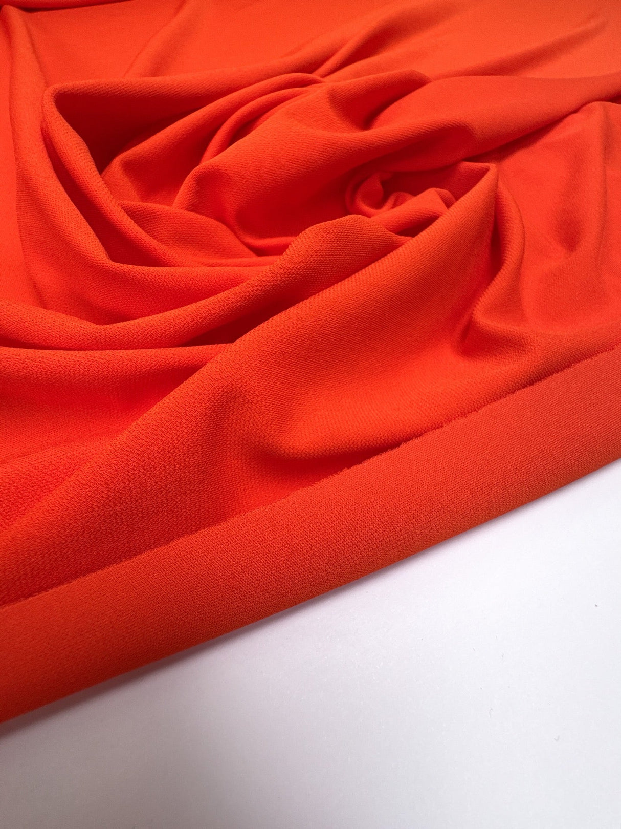 Viscose Elastane Knitted Fabric Orange
