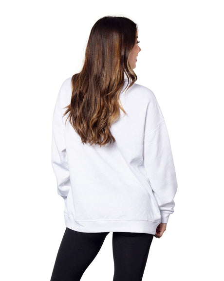 Ladies' Burnout Campus Crew Sweatshirt