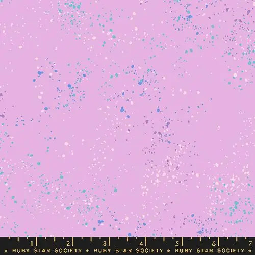 Cotton Fabric Purple Lavender Speckled Macaron 43/44"