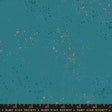 Cotton Print Blue Turquoise Speckled Fabric 43/44"
