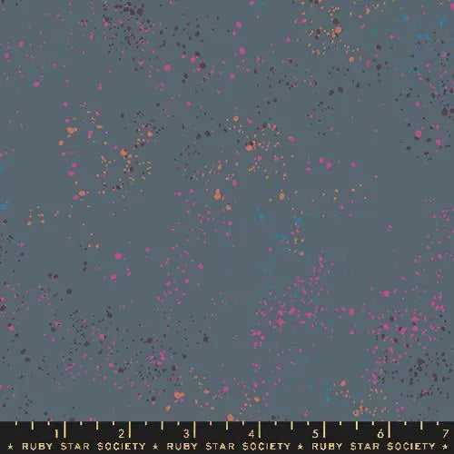 Cotton Fabric Grey Speckled Ghostly 43/44